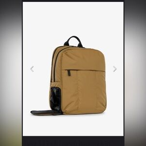 CALPAK Luka 15 inch Laptop Backpack in Khaki